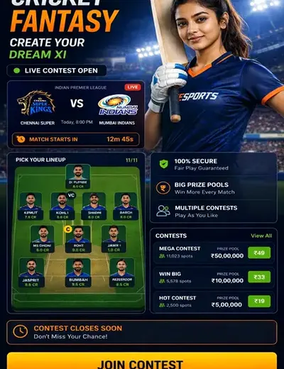 911bet (911 bet) fantasy cricket & matchday visual 3